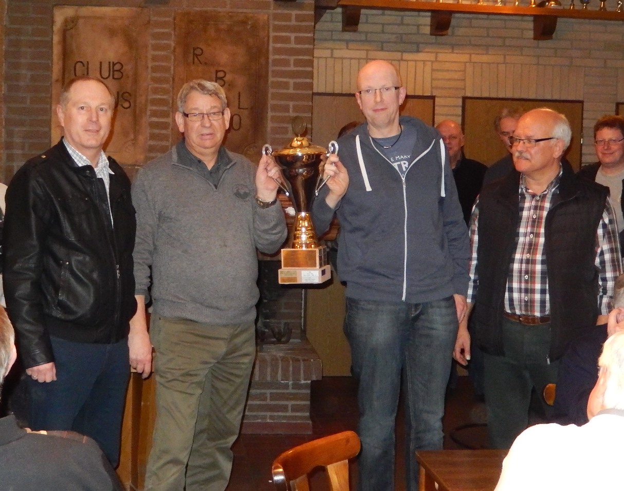 Einzelsieger wurden gleich 2 Spieler: Manfred Göpfert (RSV Leeden) -  Reimund Eversmeyer + Ulrich Laumeier - Hartmut Beck (Spielleitung RSV Leeden)